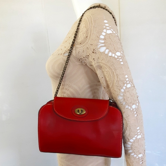 Patricia Nash Handbags - PATRICIA NASH Red Babuino Convertible Clutch, Shoulder or Crossbody Bag